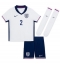 Engeland Kyle Walker #2 Thuis tenue Kids EK 2024 Korte Mouwen (+ broek)