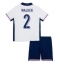 Engeland Kyle Walker #2 Thuis tenue Kids EK 2024 Korte Mouwen (+ broek)