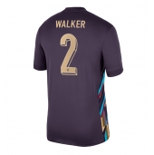 Engeland Kyle Walker #2 Uit tenue EK 2024 Korte Mouwen