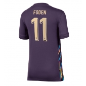 Engeland Phil Foden #11 Uit tenue Dames EK 2024 Korte Mouwen