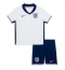 Engeland Thuis tenue Kids EK 2024 Korte Mouwen (+ broek)