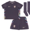 Engeland Uit tenue Kids EK 2024 Korte Mouwen (+ broek)