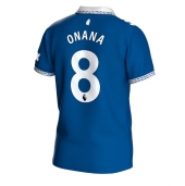 Everton Amadou Onana #8 Thuis tenue 2023-24 Korte Mouwen