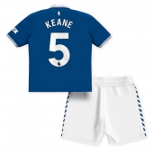 Everton Michael Keane #5 Thuis tenue Kids 2023-24 Korte Mouwen (+ broek)