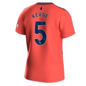 Everton Michael Keane #5 Uit tenue 2023-24 Korte Mouwen