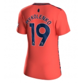 Everton Vitaliy Mykolenko #19 Uit tenue Dames 2023-24 Korte Mouwen