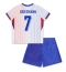 Frankrijk Antoine Griezmann #7 Uit tenue Kids EK 2024 Korte Mouwen (+ broek)