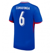 Frankrijk Eduardo Camavinga #6 Thuis tenue EK 2024 Korte Mouwen