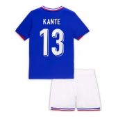 Frankrijk Kante #13 Thuis tenue Kids EK 2024 Korte Mouwen (+ broek)