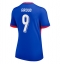 Frankrijk Olivier Giroud #9 Thuis tenue Dames EK 2024 Korte Mouwen