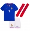 Frankrijk Olivier Giroud #9 Thuis tenue Kids EK 2024 Korte Mouwen (+ broek)