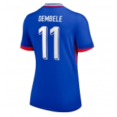 Frankrijk Ousmane Dembele #11 Thuis tenue Dames EK 2024 Korte Mouwen