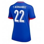 Frankrijk Theo Hernandez #22 Thuis tenue Dames EK 2024 Korte Mouwen