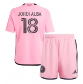 Inter Miami Jordi Alba #18 Thuis tenue Kids 2024-25 Korte Mouwen (+ broek)