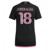 Inter Miami Jordi Alba #18 Uit tenue Dames 2024-25 Korte Mouwen