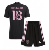 Inter Miami Jordi Alba #18 Uit tenue Kids 2024-25 Korte Mouwen (+ broek)