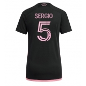 Inter Miami Sergio Busquets #5 Uit tenue Dames 2024-25 Korte Mouwen