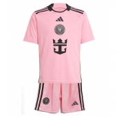 Inter Miami Thuis tenue Kids 2024-25 Korte Mouwen (+ broek)