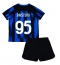 Inter Milan Alessandro Bastoni #95 Thuis tenue Kids 2023-24 Korte Mouwen (+ broek)