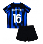 Inter Milan Davide Frattesi #16 Thuis tenue Kids 2023-24 Korte Mouwen (+ broek)