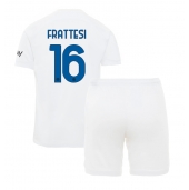 Inter Milan Davide Frattesi #16 Uit tenue Kids 2023-24 Korte Mouwen (+ broek)