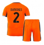 Inter Milan Denzel Dumfries #2 Derde tenue Kids 2023-24 Korte Mouwen (+ broek)