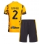 Inter Milan Denzel Dumfries #2 Derde tenue Kids 2024-25 Korte Mouwen (+ broek)