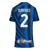 Inter Milan Denzel Dumfries #2 Thuis tenue Dames 2024-25 Korte Mouwen