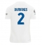 Inter Milan Denzel Dumfries #2 Uit tenue 2023-24 Korte Mouwen