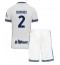 Inter Milan Denzel Dumfries #2 Uit tenue Kids 2024-25 Korte Mouwen (+ broek)