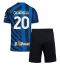 Inter Milan Hakan Calhanoglu #20 Thuis tenue Kids 2024-25 Korte Mouwen (+ broek)