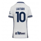 Inter Milan Lautaro Martinez #10 Uit tenue Dames 2024-25 Korte Mouwen