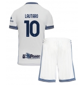 Inter Milan Lautaro Martinez #10 Uit tenue Kids 2024-25 Korte Mouwen (+ broek)