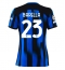 Inter Milan Nicolo Barella #23 Thuis tenue Dames 2023-24 Korte Mouwen