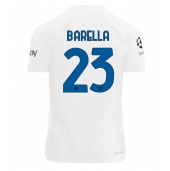 Inter Milan Nicolo Barella #23 Uit tenue 2023-24 Korte Mouwen