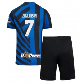 Inter Milan Piotr Zielinski #7 Thuis tenue Kids 2024-25 Korte Mouwen (+ broek)