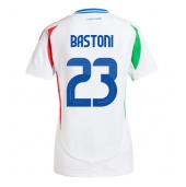 Italië Alessandro Bastoni #23 Uit tenue Dames EK 2024 Korte Mouwen