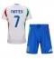 Italië Davide Frattesi #7 Uit tenue Kids EK 2024 Korte Mouwen (+ broek)