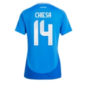 Italië Federico Chiesa #14 Thuis tenue Dames EK 2024 Korte Mouwen