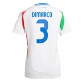 Italië Federico Dimarco #3 Uit tenue Dames EK 2024 Korte Mouwen