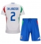 Italië Giovanni Di Lorenzo #2 Uit tenue Kids EK 2024 Korte Mouwen (+ broek)