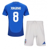 Italië Jorginho Frello #8 Thuis tenue Kids EK 2024 Korte Mouwen (+ broek)