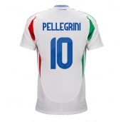 Italië Lorenzo Pellegrini #10 Uit tenue EK 2024 Korte Mouwen