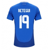 Italië Mateo Retegui #19 Thuis tenue EK 2024 Korte Mouwen