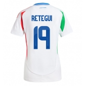 Italië Mateo Retegui #19 Uit tenue Dames EK 2024 Korte Mouwen