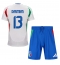 Italië Matteo Darmian #13 Uit tenue Kids EK 2024 Korte Mouwen (+ broek)