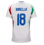 Italië Nicolo Barella #18 Uit tenue EK 2024 Korte Mouwen