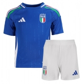 Italië Thuis tenue Kids EK 2024 Korte Mouwen (+ broek)