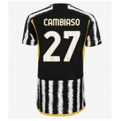 Juventus Andrea Cambiaso #27 Thuis tenue Dames 2023-24 Korte Mouwen