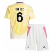 Juventus Danilo Luiz #6 Uit tenue Kids 2024-25 Korte Mouwen (+ broek)